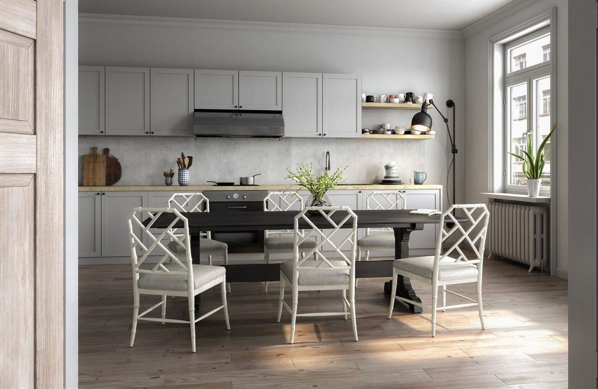 Jonathan Charles Dining Epoch Trestle Extending Dining Table House of Isabella UK