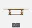 Jonathan Charles Dining Extendable Dining Table in Distressed Chestnut House of Isabella UK