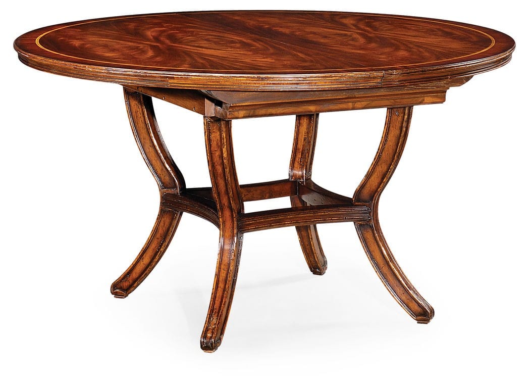 Jonathan Charles Dining Extending 54" Mahogany Dining Table 137-195cm House of Isabella UK
