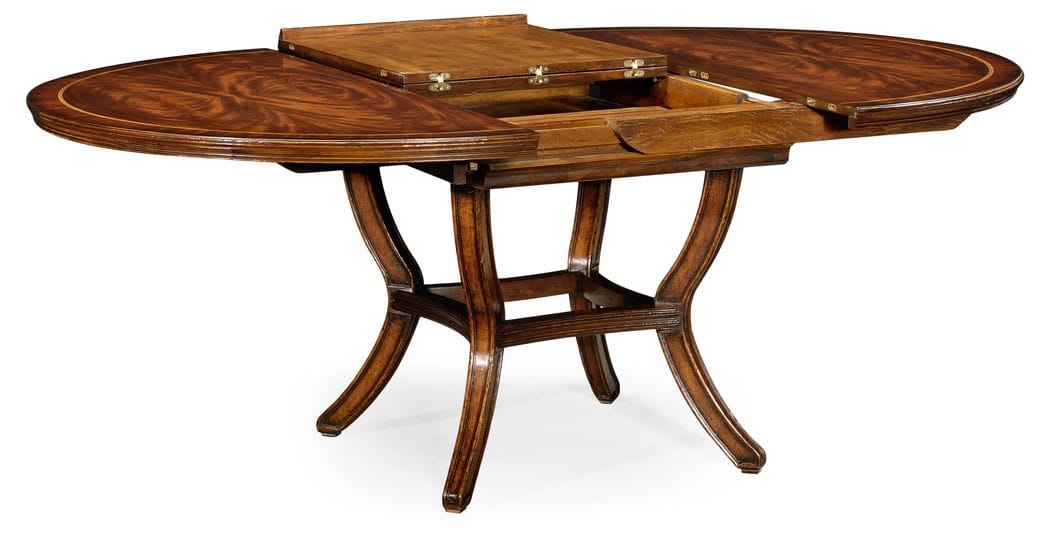 Jonathan Charles Dining Extending 54" Mahogany Dining Table 137-195cm House of Isabella UK