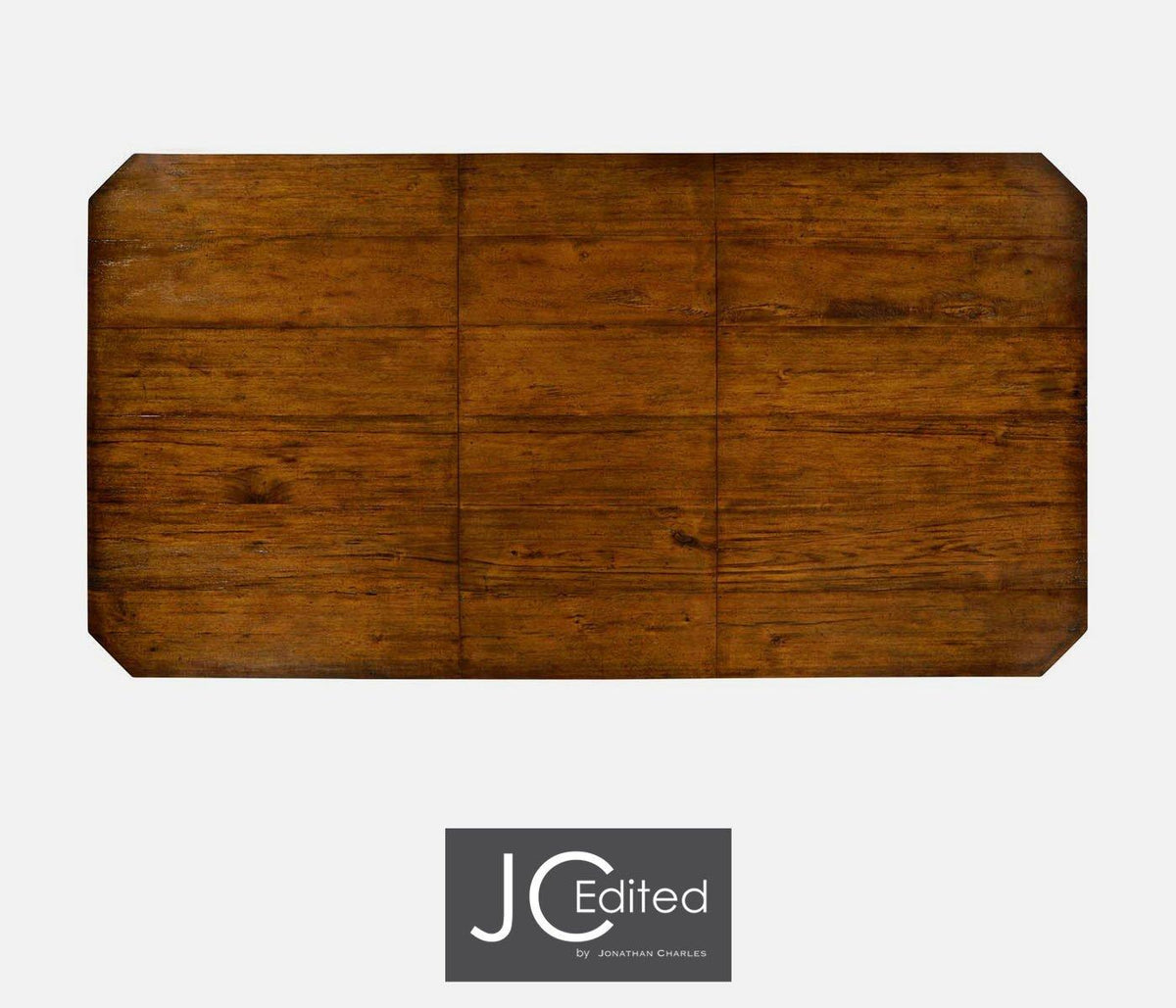 Jonathan Charles Dining Extending Dining Table Rustic - Country Walnut House of Isabella UK