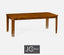 Jonathan Charles Dining Extending Dining Table Rustic - Country Walnut House of Isabella UK