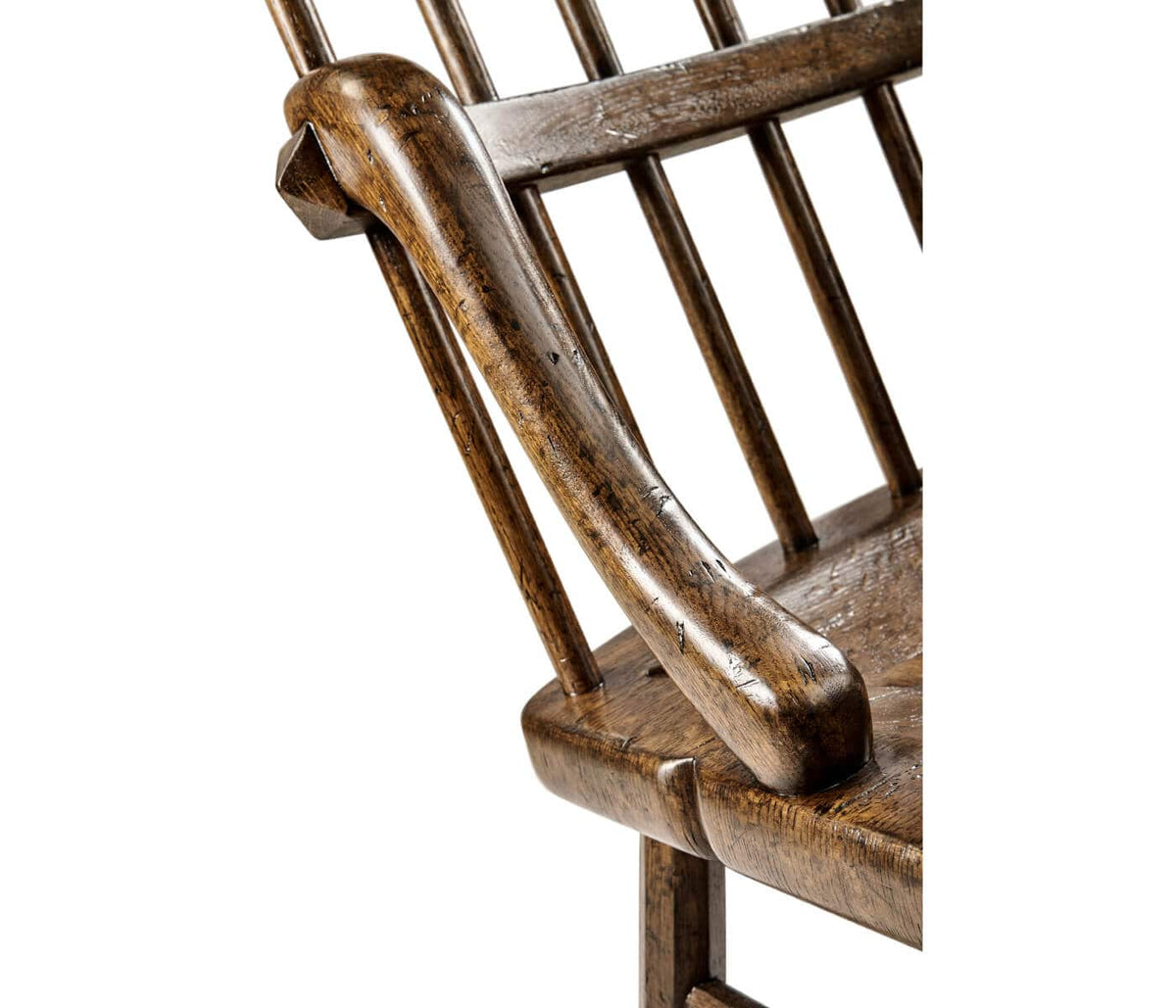 Jonathan Charles Dining Forest Rustic Tudor Oak Dining Chair House of Isabella UK