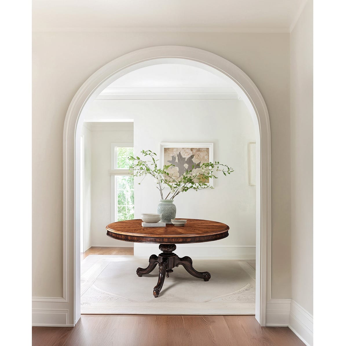 Jonathan Charles Dining Hattie Round Dining Table - 152cm House of Isabella UK