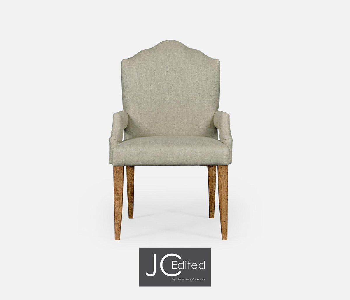 Jonathan Charles Dining High Back Dining Armchair with Chestnut Leg - MAZO House of Isabella UK