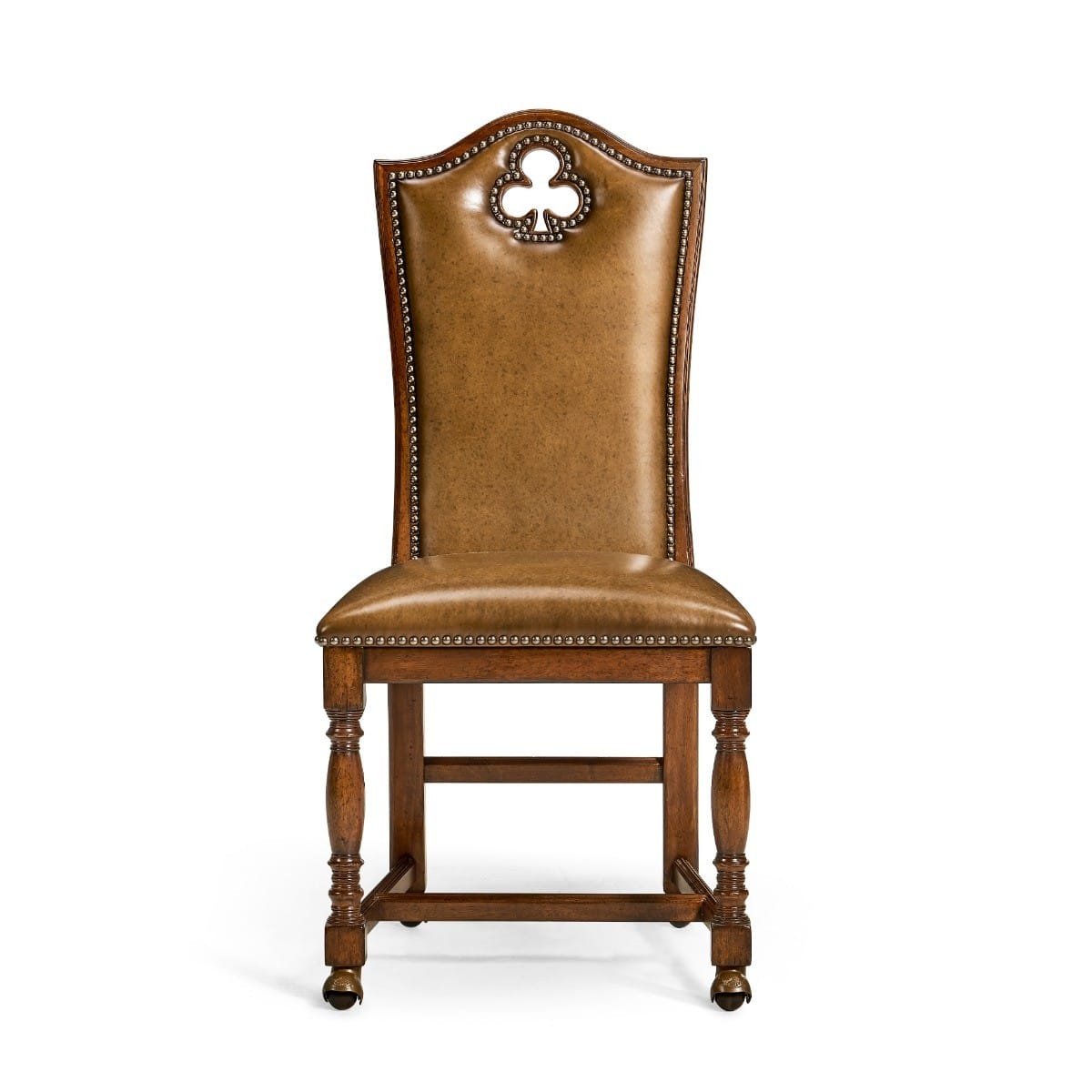 Jonathan Charles Dining High Back Playing Card "Club" Side Chair House of Isabella UK
