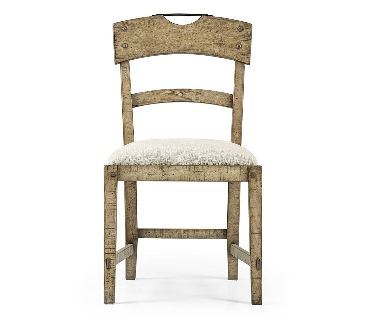 Jonathan Charles Dining Light Driftwood Dining Chair Rustic Planked - Shambala House of Isabella UK