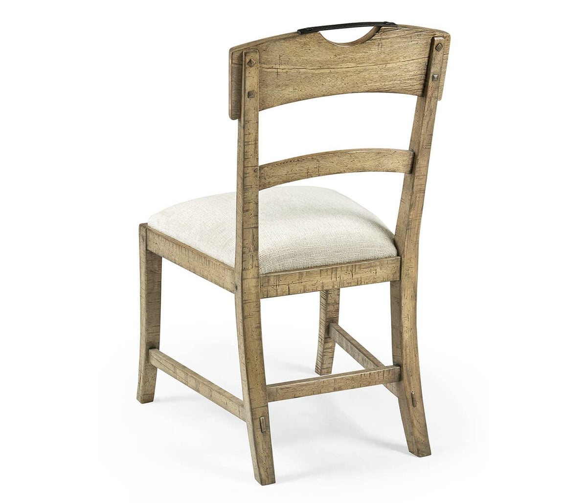 Jonathan Charles Dining Light Driftwood Dining Chair Rustic Planked - Shambala House of Isabella UK