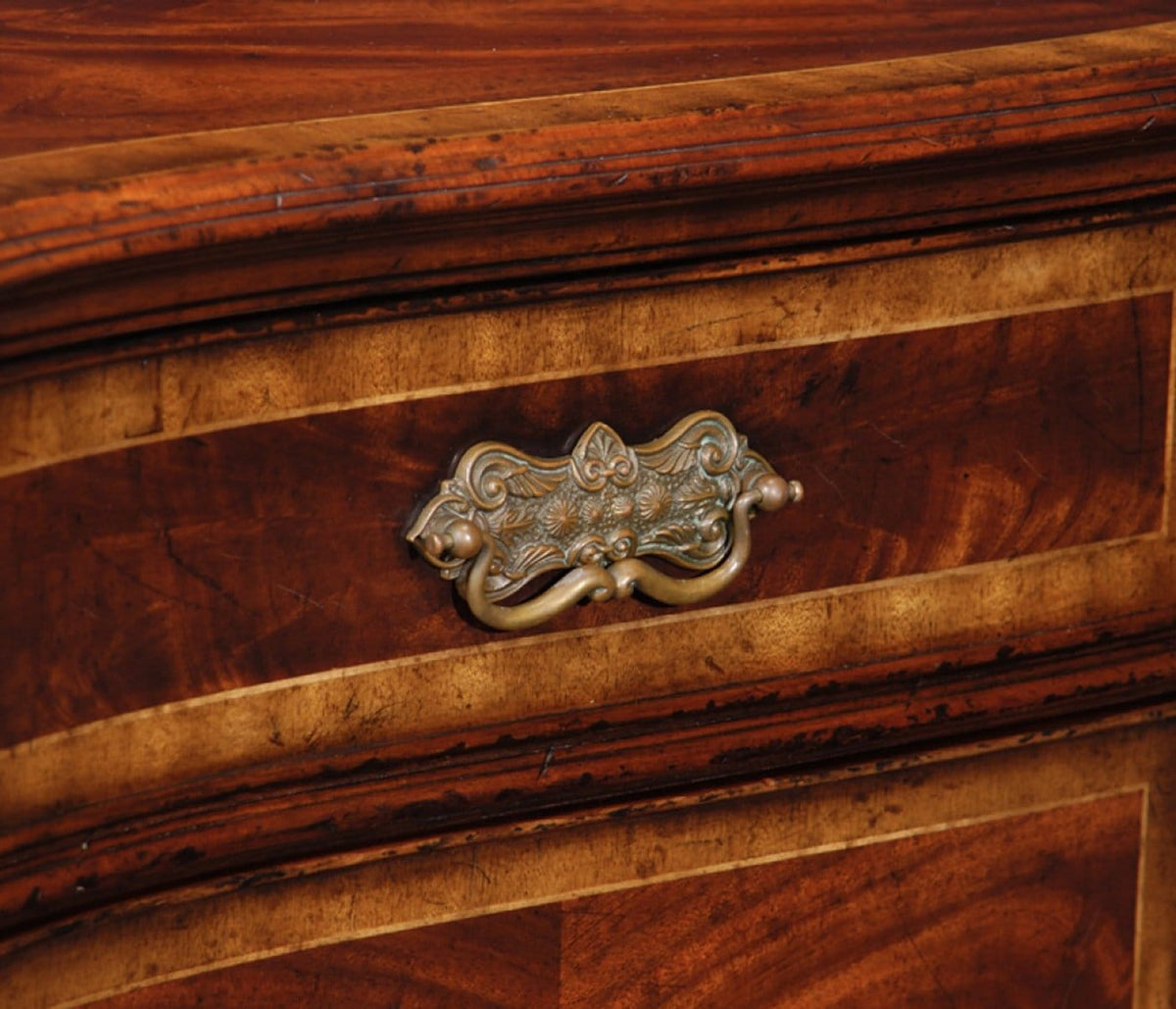 Jonathan Charles Dining Mahogany Double Serpentine Sideboard House of Isabella UK