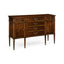 Jonathan Charles Dining Mahogany Sideboard with Shallow Curved Doors House of Isabella UK