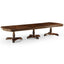 Jonathan Charles Dining Mahogany Triple Pedestal Extending Dining Table - 402.2 - 514.4cm House of Isabella UK