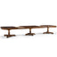 Jonathan Charles Dining Mahogany Triple Pedestal Extending Dining Table - 402.2 - 514.4cm House of Isabella UK