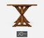 Jonathan Charles Dining Medium Dining Table Rustic in Country Walnut House of Isabella UK