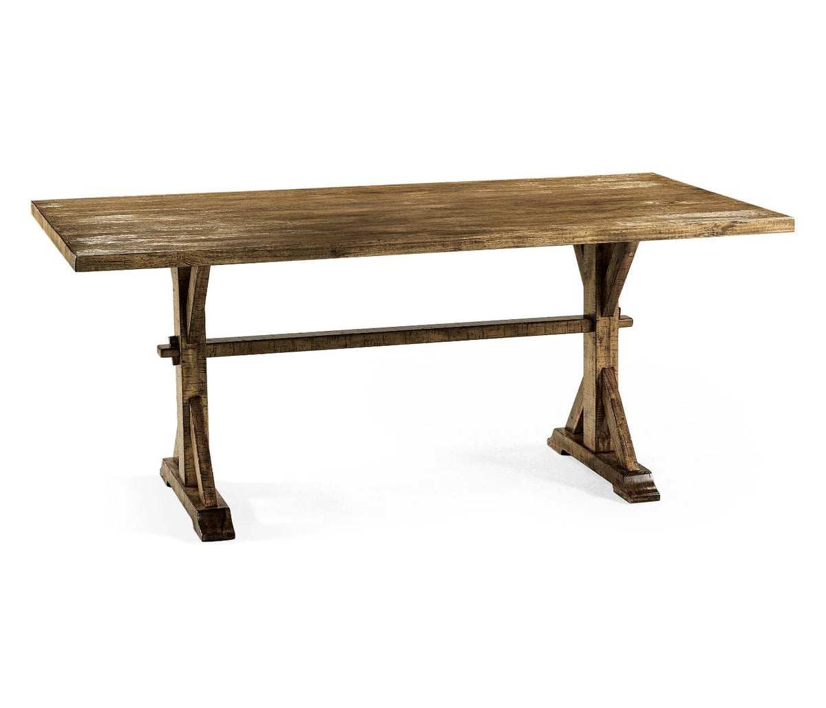 Jonathan Charles Dining Medium Dining Table Rustic in Medium Driftwood House of Isabella UK