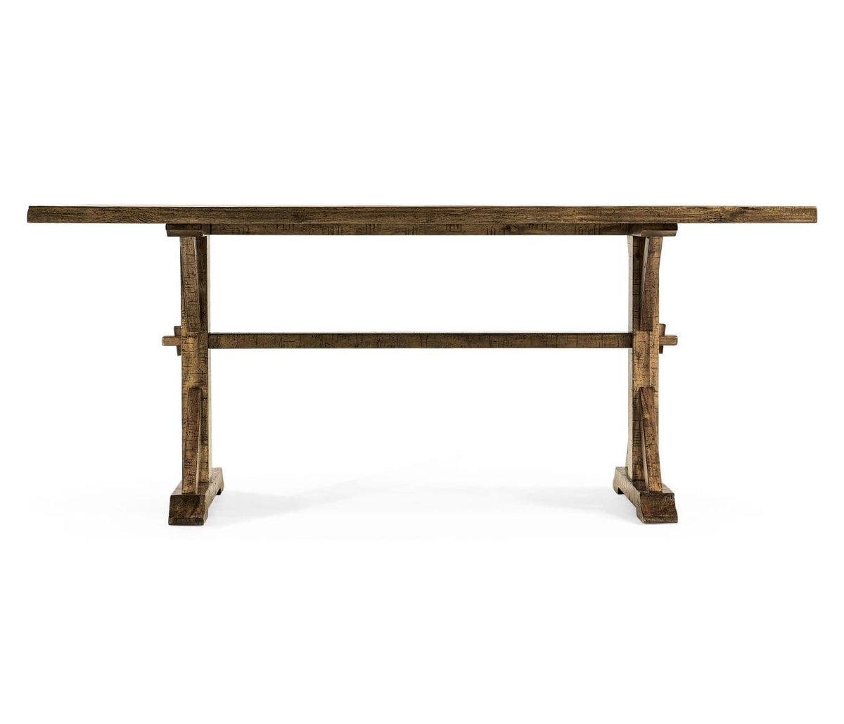 Jonathan Charles Dining Medium Dining Table Rustic in Medium Driftwood House of Isabella UK