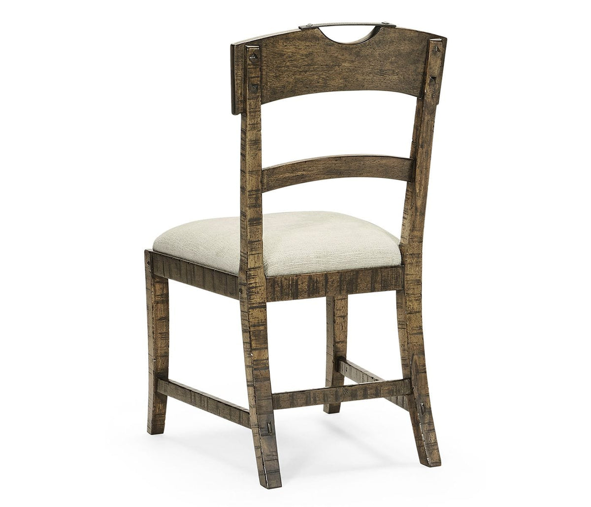 Jonathan Charles Dining Planked Dark Driftwood Dining Chair in Shambala House of Isabella UK