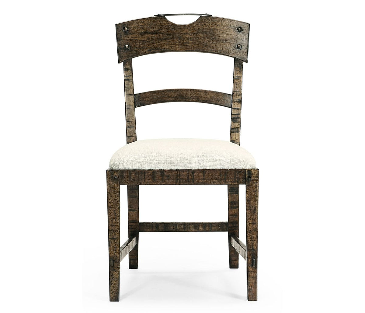 Jonathan Charles Dining Planked Dark Driftwood Dining Chair in Shambala House of Isabella UK