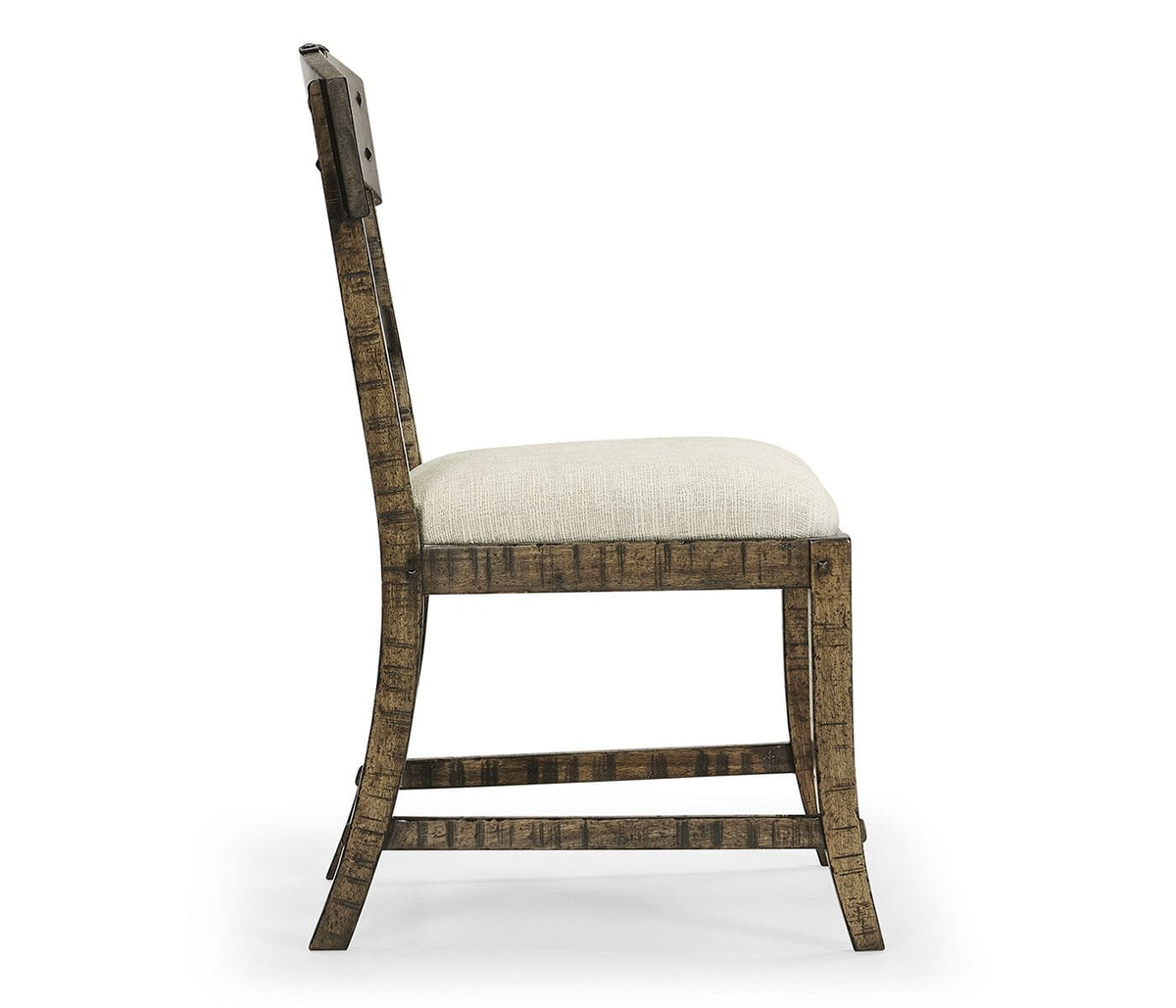 Jonathan Charles Dining Planked Dark Driftwood Dining Chair in Shambala House of Isabella UK