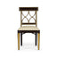 Jonathan Charles Dining Regency Black Painted Curved Back Side Chair House of Isabella UK