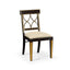 Jonathan Charles Dining Regency Black Painted Curved Back Side Chair House of Isabella UK