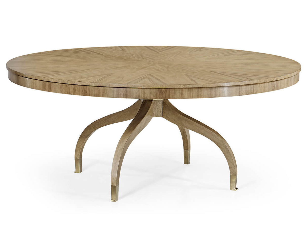 Jonathan Charles Dining Round 72" Bleached Walnut Dining Table House of Isabella UK