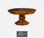 Jonathan Charles Dining Round Dining Table Rustic with Self-Storing Leaves in Country Walnut House of Isabella UK