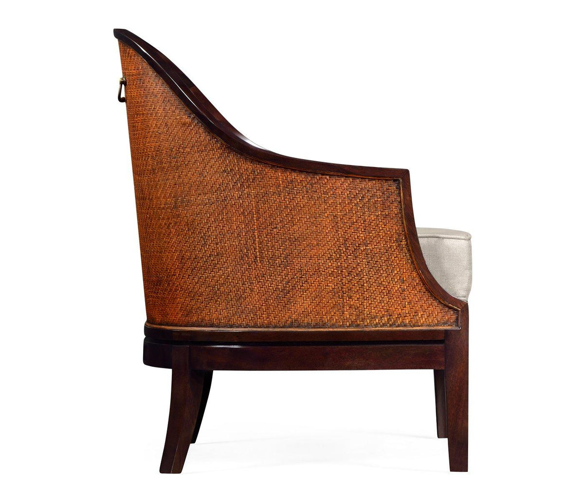 Jonathan Charles Dining Rounded Dining Chair Malaysian in Antwerp House of Isabella UK