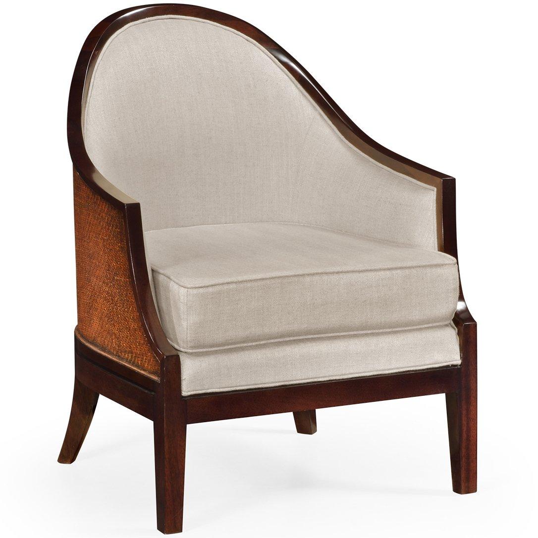 Jonathan Charles Dining Rounded Dining Chair Malaysian in Antwerp House of Isabella UK