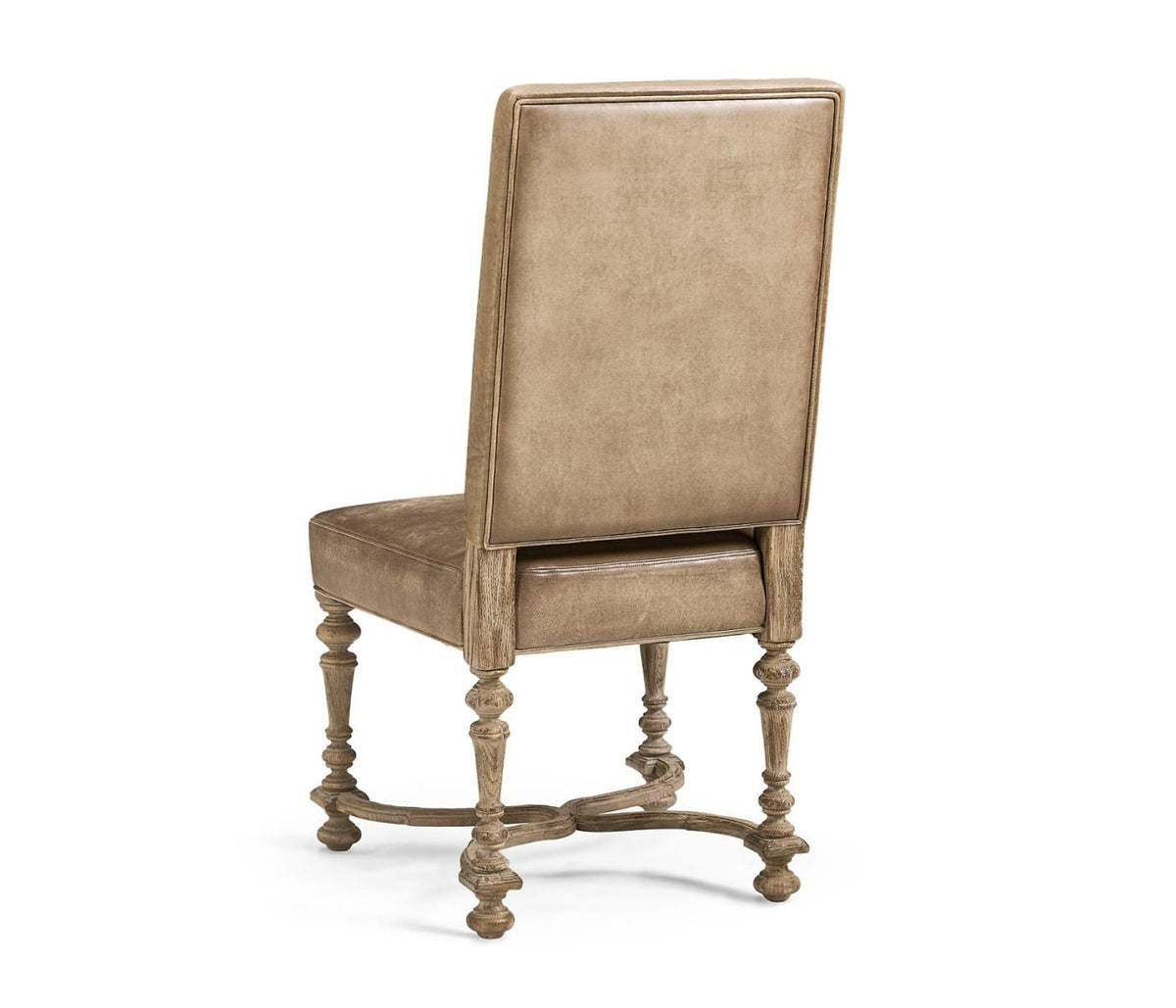 Jonathan Charles Dining Sagehill Leather Side Dining Chair House of Isabella UK