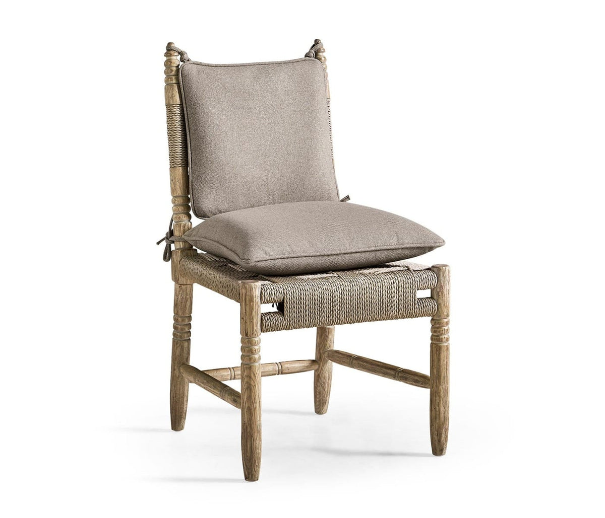 Jonathan Charles Dining Sagehill Rush Seat Side Dining Chair House of Isabella UK