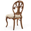 Jonathan Charles Dining Sheraton Walnut Oval Back Side Chair in Antwerp House of Isabella UK