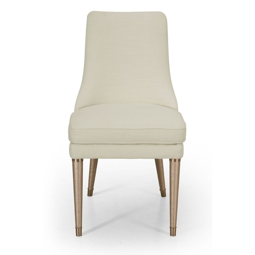 Jonathan Charles Dining Shoal Linen Upholstered Dining Chair House of Isabella UK