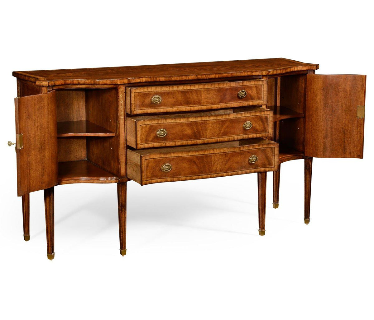Jonathan Charles Dining Sideboard Monarch with Curved Doors House of Isabella UK