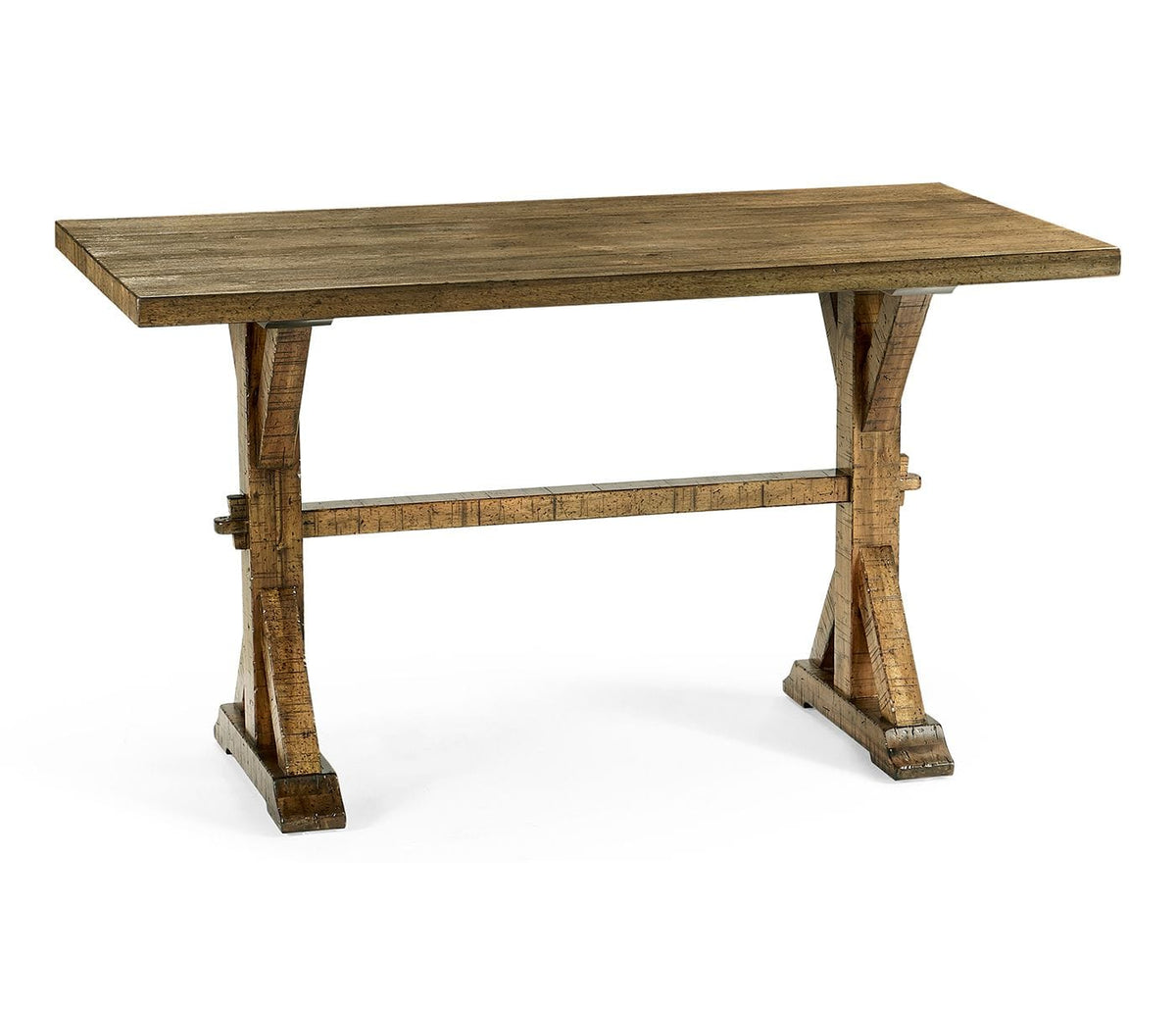 Jonathan Charles Dining Small Dining Table Rustic in Medium Driftwood House of Isabella UK