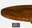 Jonathan Charles Dining Small Round Dining Table Rustic on Bracket Base in Country Walnut House of Isabella UK