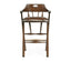 Jonathan Charles Dining Smokers Style Tudor Oak Bar Stool in Leather House of Isabella UK