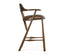 Jonathan Charles Dining Smokers Style Tudor Oak Bar Stool in Leather House of Isabella UK