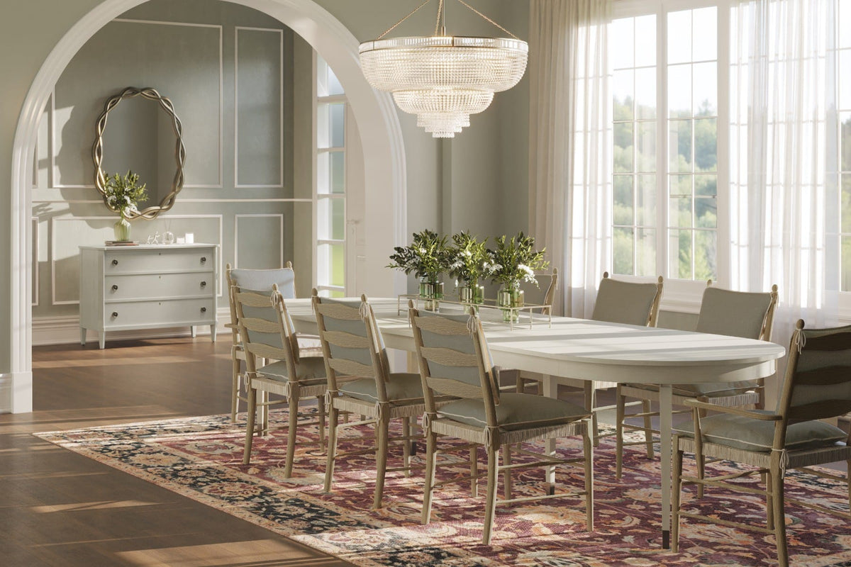 Jonathan Charles Dining Swedish Extending Dining Table 112-295cm House of Isabella UK