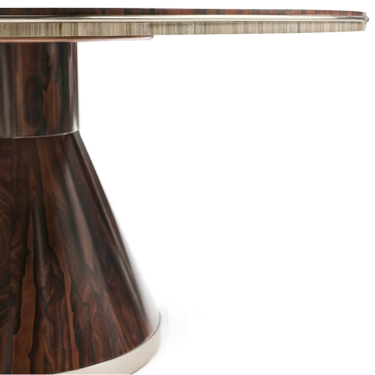 Jonathan Charles Dining Terra Ziricote Round Dining Table - 152cm House of Isabella UK