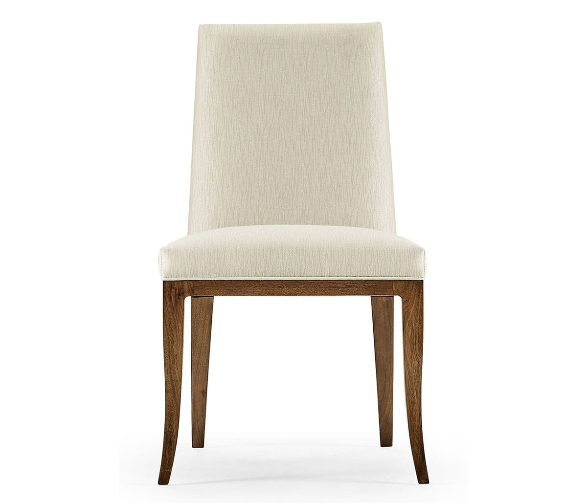 Jonathan Charles Dining Toulouse Upholstered Walnut Dining Chair - Castaway House of Isabella UK