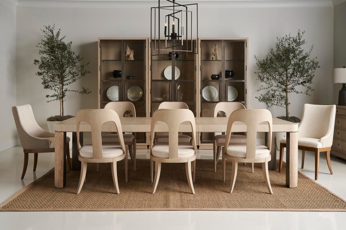 Jonathan Charles Dining Upwelling Stone Leg Extending Dining Table 244-295cm House of Isabella UK