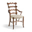 Jonathan Charles Dining Walnut "Yoke" Ladderback Arm Chair in Shambala House of Isabella UK