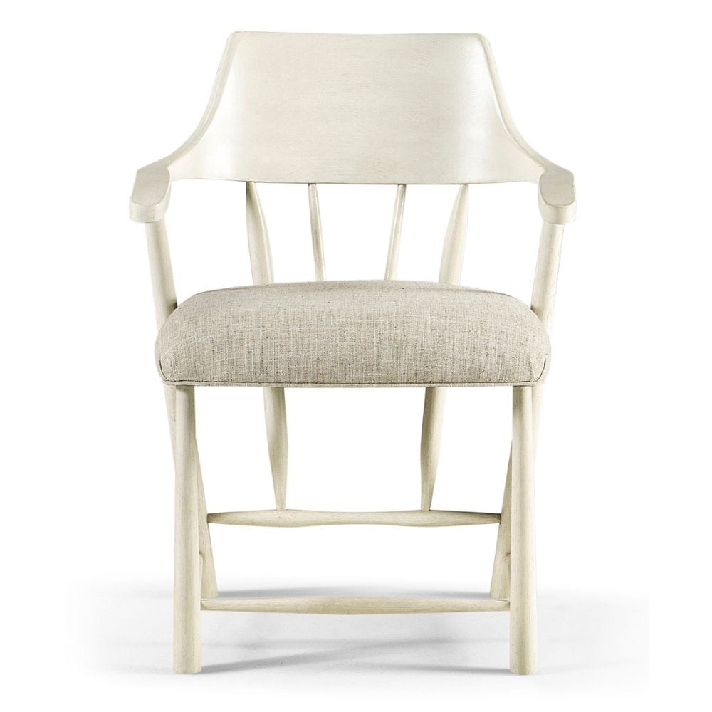 Jonathan Charles Dining White Oak Captains Chair House of Isabella UK