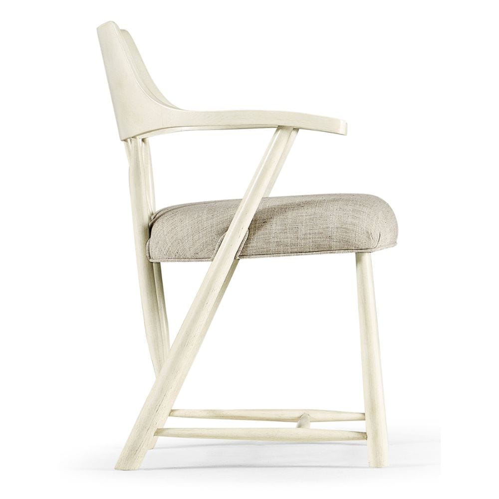 Jonathan Charles Dining White Oak Captains Chair House of Isabella UK