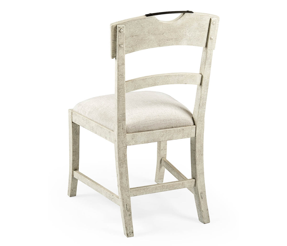 Jonathan Charles Dining White Wash Dining Chair Rustic Planked - Shambala House of Isabella UK