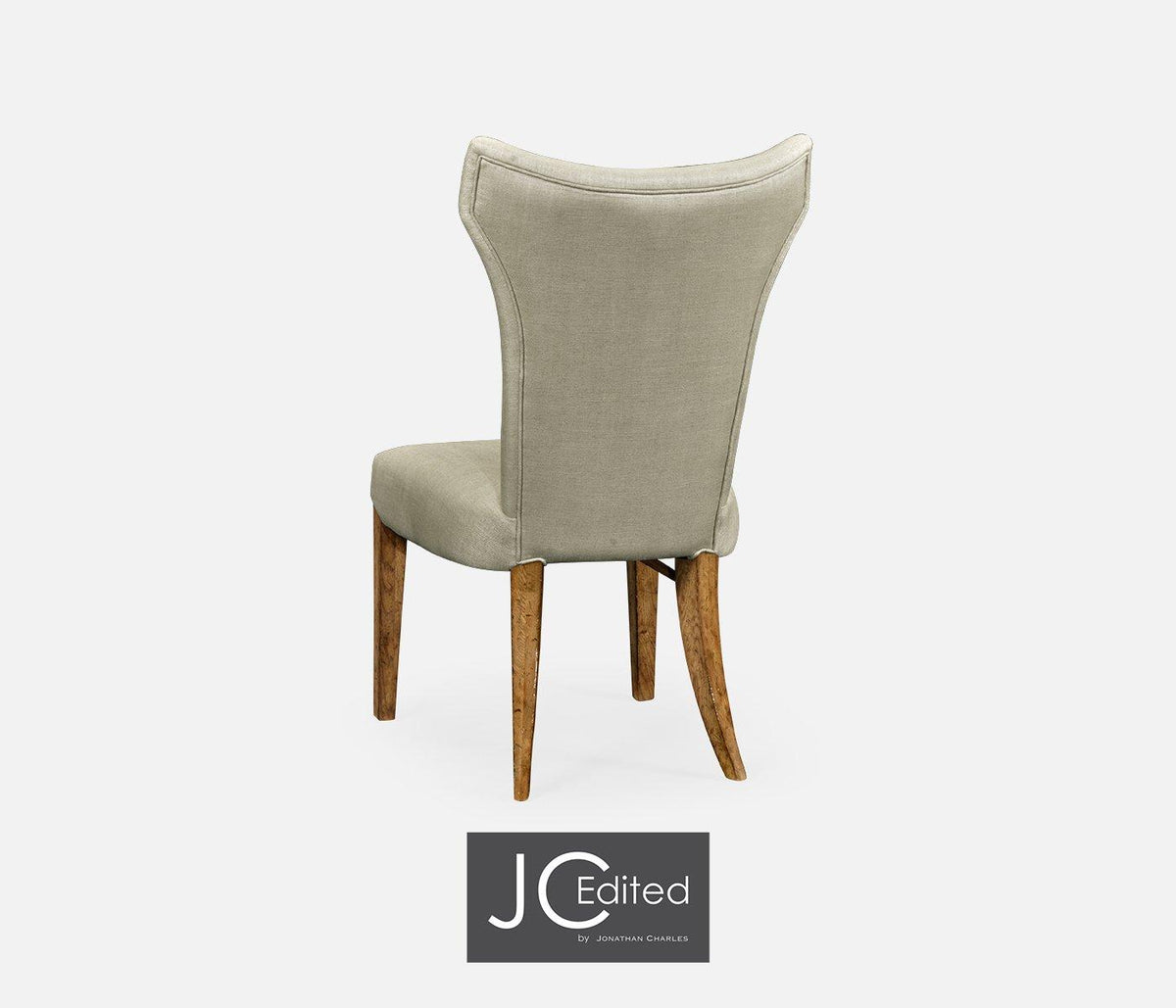 Jonathan Charles Dining Winged Dining Chair with Chestnut Leg - MAZO House of Isabella UK