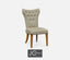 Jonathan Charles Dining Winged Dining Chair with Chestnut Leg - MAZO House of Isabella UK