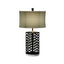 Jonathan Charles Lighting Bronze Interlaced Iron Table Lamp House of Isabella UK