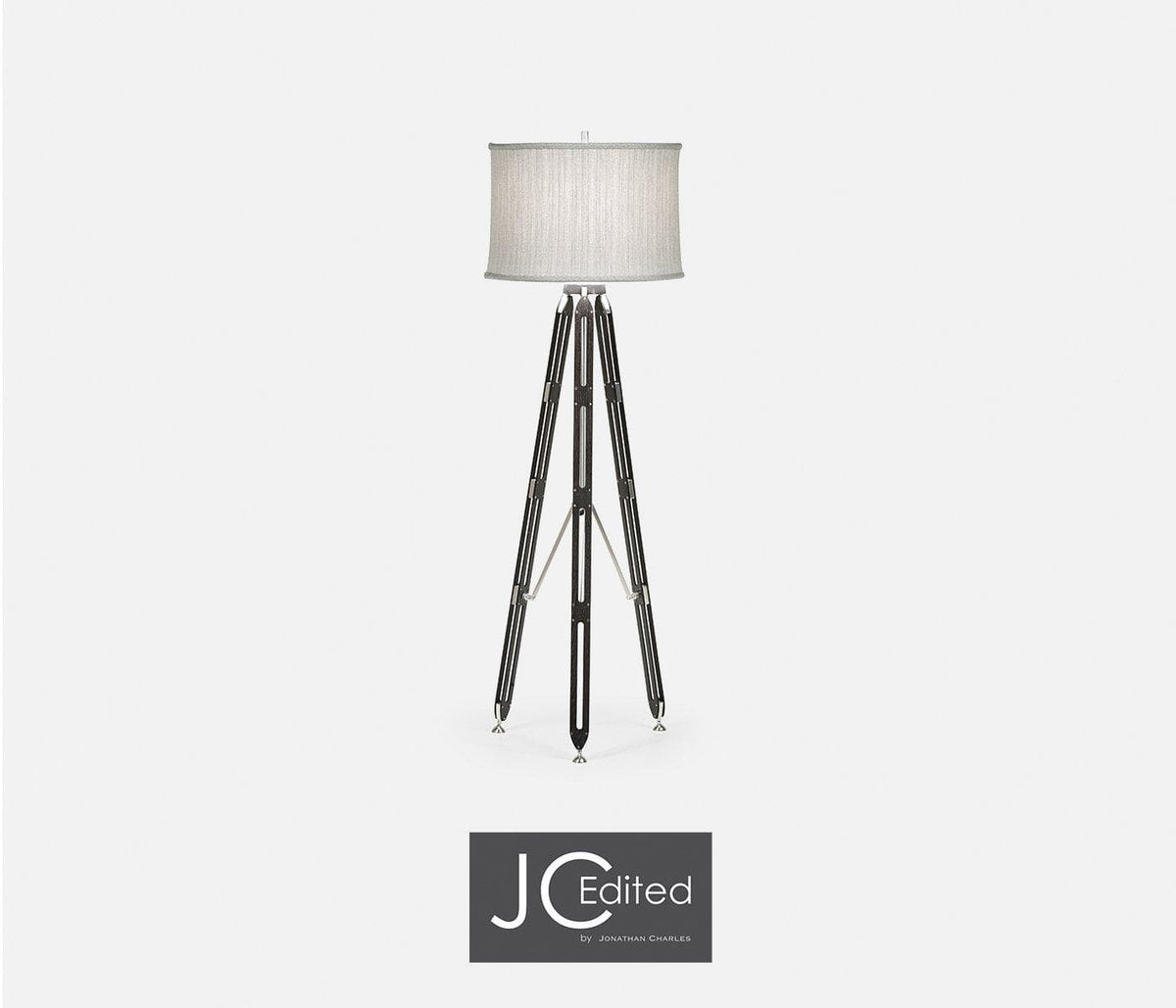 Jonathan Charles Lighting Floor Lamp Architectural in Oak - Black House of Isabella UK