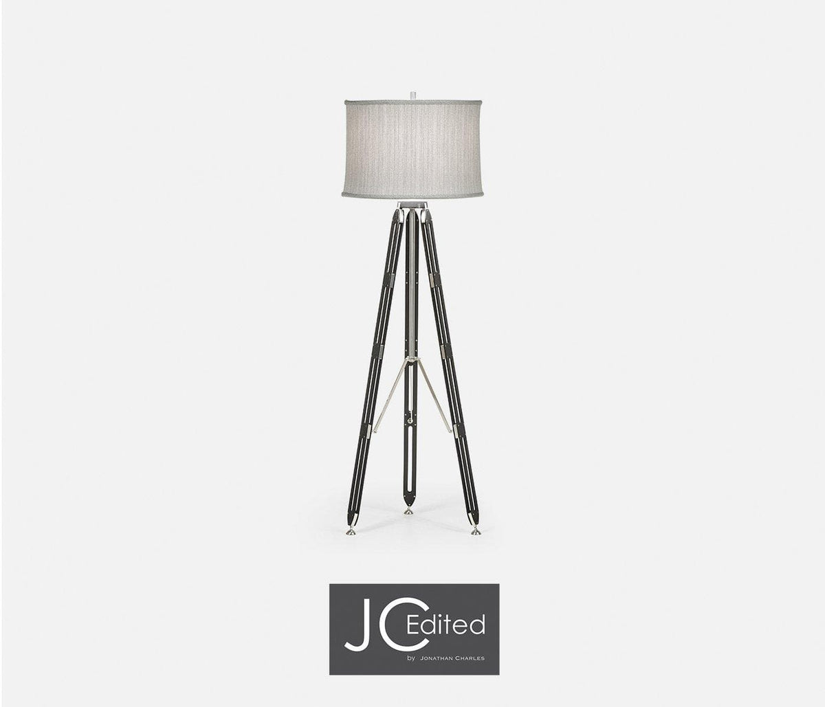 Jonathan Charles Lighting Floor Lamp Architectural in Oak - Black House of Isabella UK